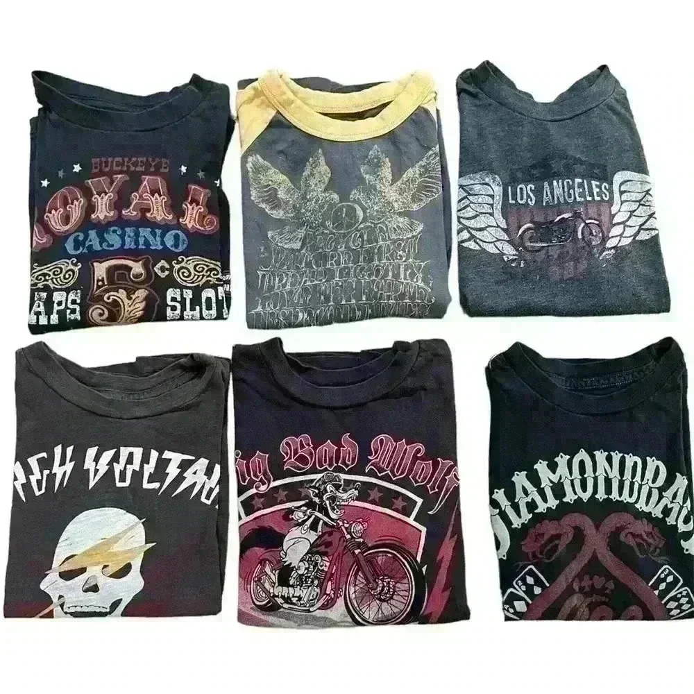 Kids Lucky Brand Shirt Lot Long & Short Sleeve Size 5